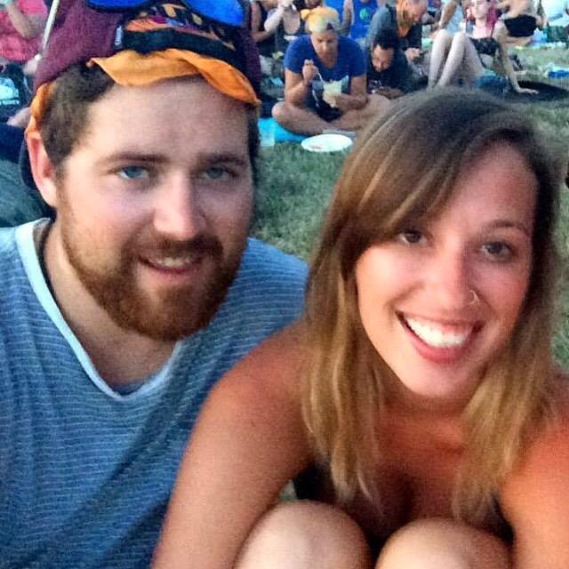 The last day of Bonnaroo 2015, when we first met.