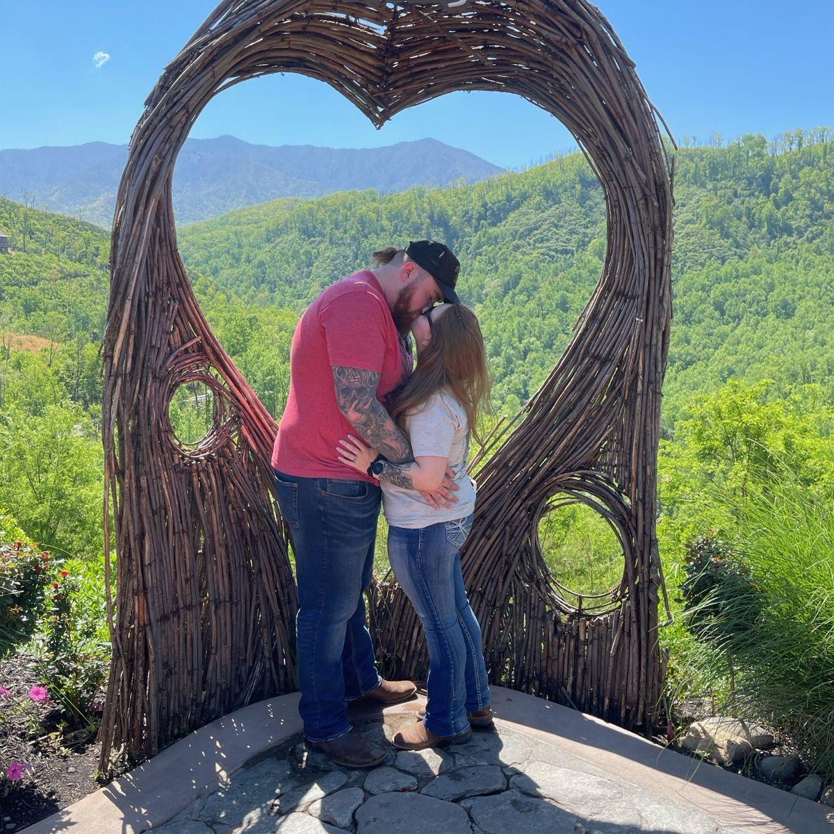Where Catherine said Yes to Luke. Anakeesta, Gatlinburg, TN 4/29/2024