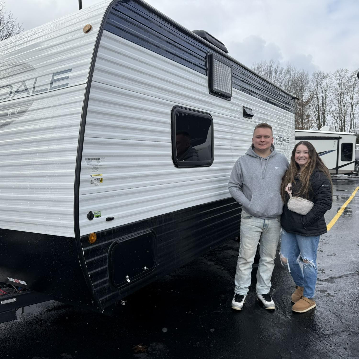 Our first Camper! 🥳