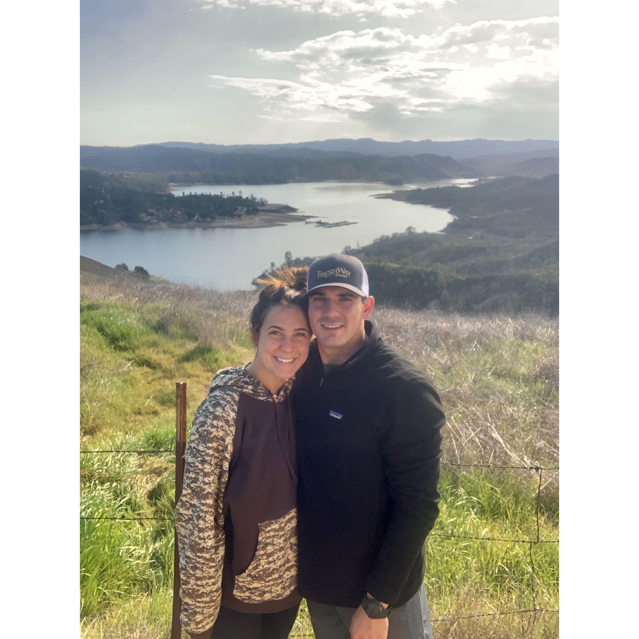 Surprise birthday trip to Lake Nacimiento February 2020.