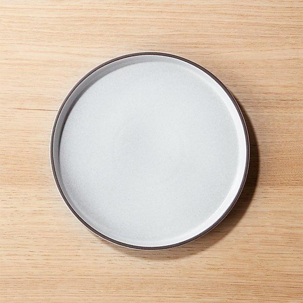 Pitch White Salad Plate