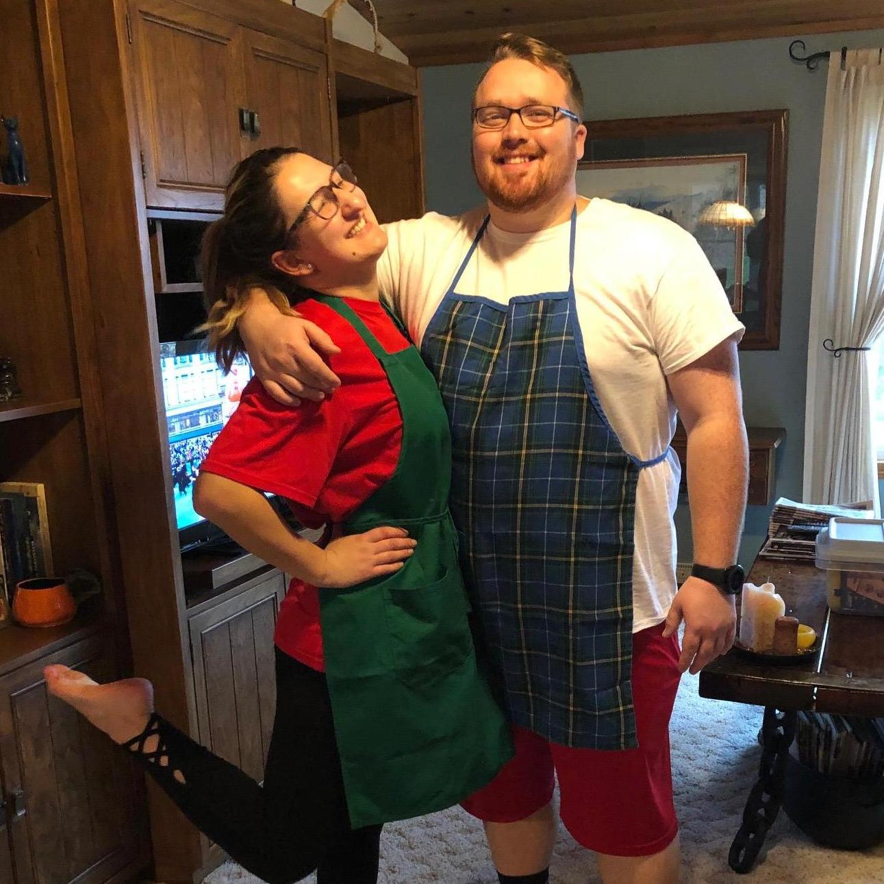 Pre-Thanksgiving dinner prep goof-off