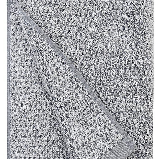 Everplush Diamond Jacquard Bath Towel, 1 Pack (30 x 56), Dusk (Grey Blue)