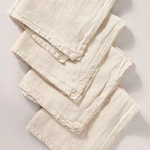 Edison Portuguese Linen Napkins | Neutral | Set of 4