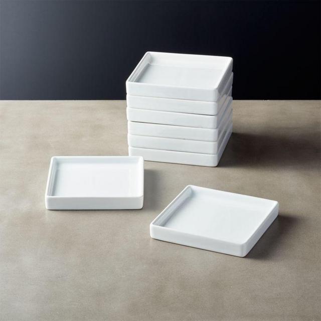 Set of 8 Bento Appetizer Plates