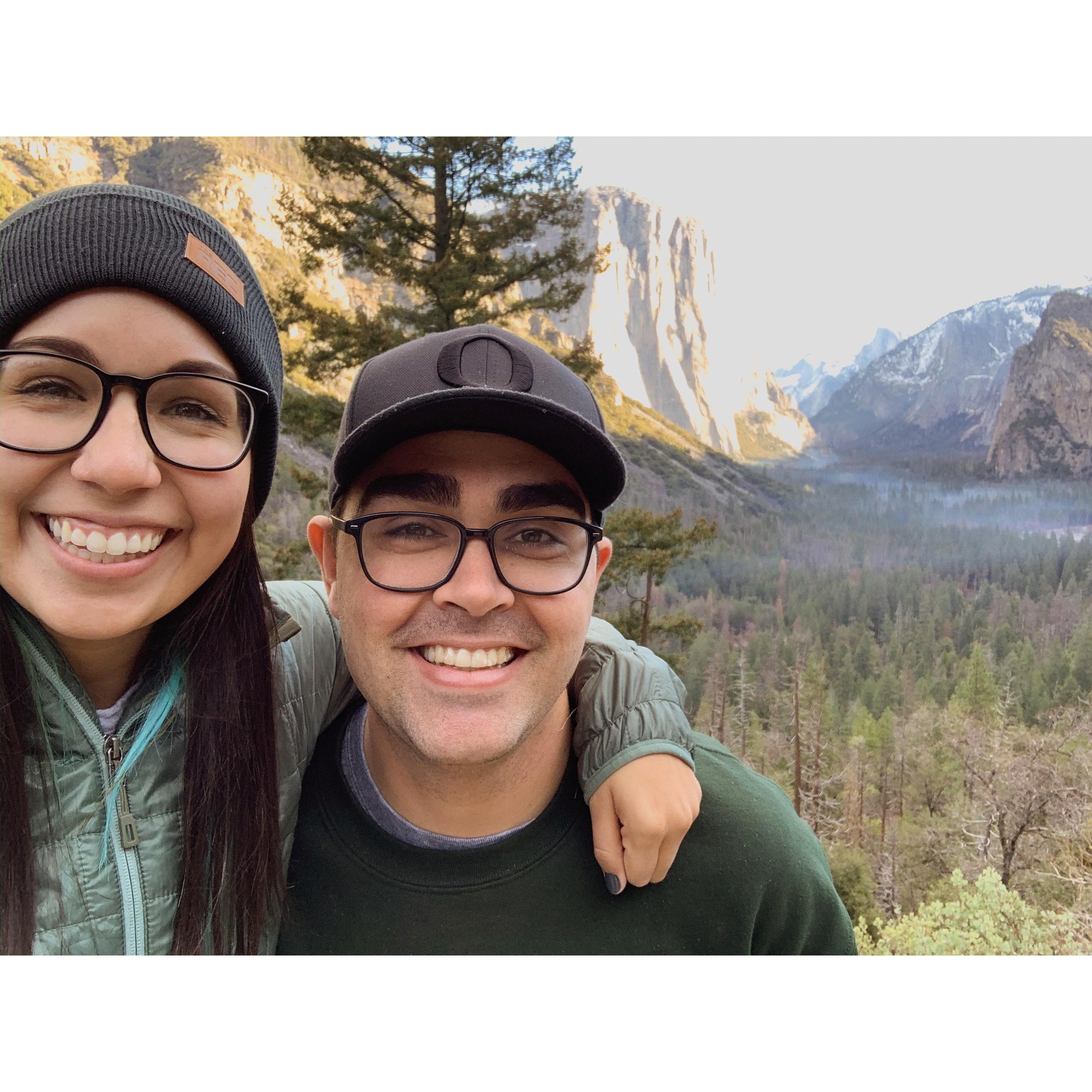 After watching 'Free Solo' we wanted to see El Capitan in person in January 2020 and it absolutely blew our minds! One of our favorite New Year celebrations to date.