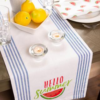 Hello Summer Print Table Runner