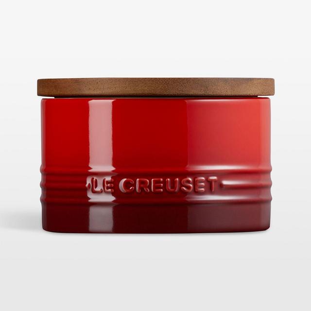 Le Creuset ® 16-Oz. Cerise Stoneware Canister