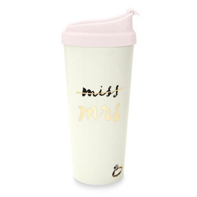 kate spade new york "Miss" to "Mrs." Travel Mug...