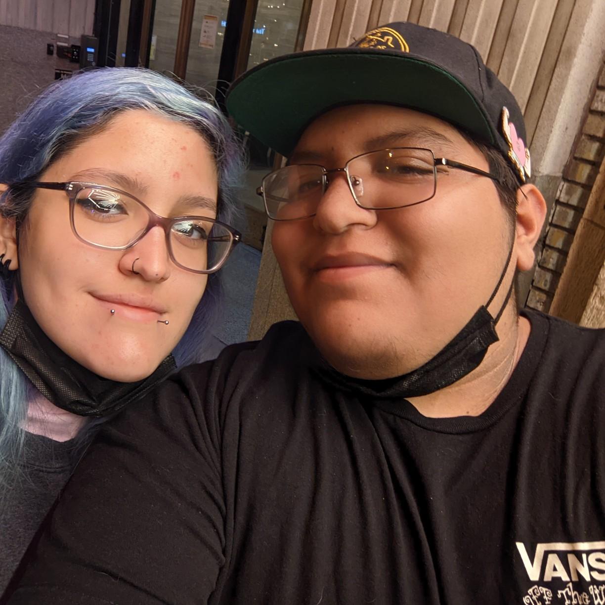 Us after we watched Scribble Showdown!!