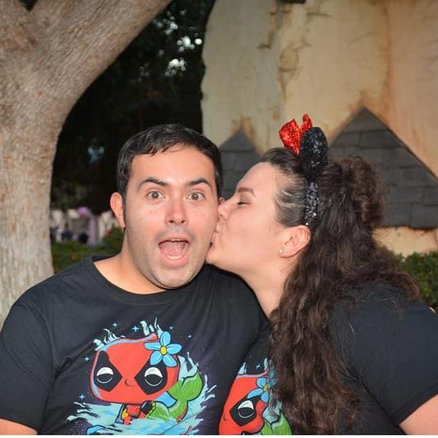 Stole a kiss in Disneyland! August 2018