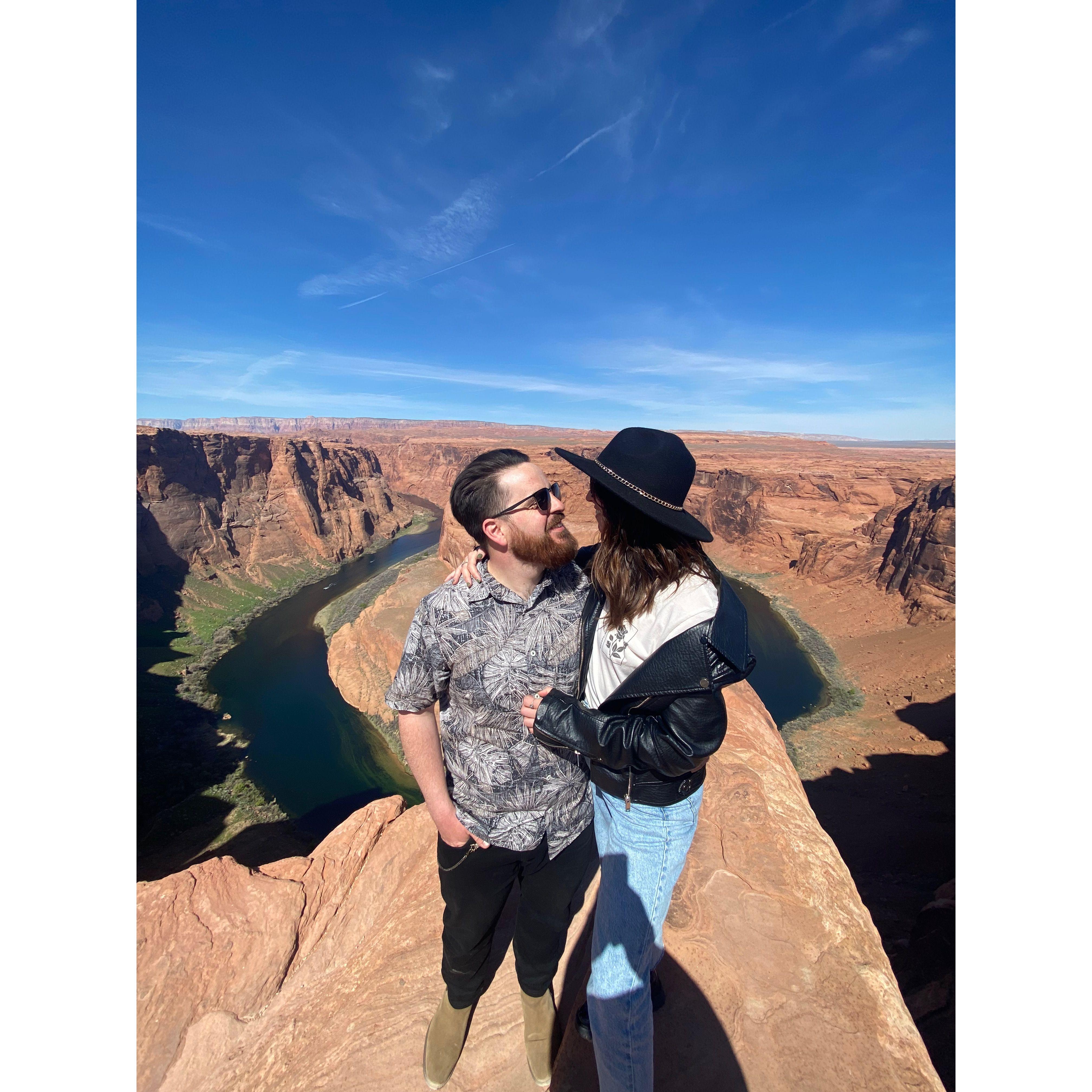 Horseshoe Bend in AZ