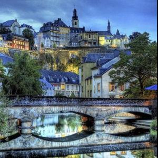 Train tickets and a meal in Luxembourg!