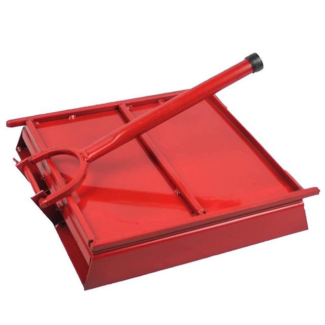Oro Import Iron Tortilla Press Heavy Duty Burrito Maker Tortilladora (12 x 12 Inches, Red)