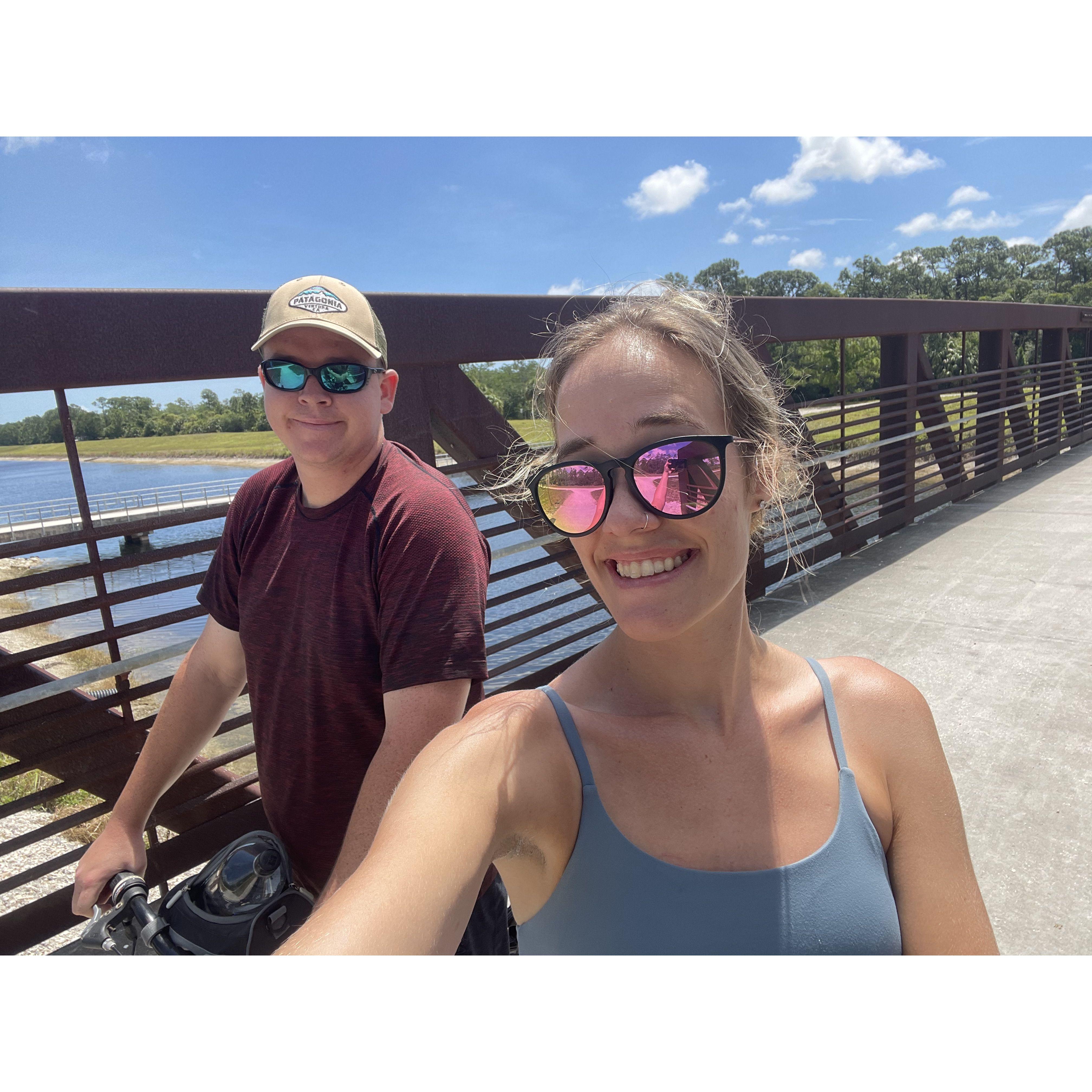 Riverbend park bike ride