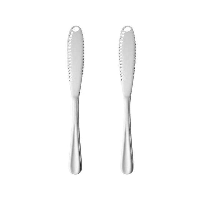 SpaLoo Butter Knife, 3 In 1 Stainless Steel Butter Spreader, Kitchen Knife Gadget For Cutting And Spreading Butter Cheese Jam