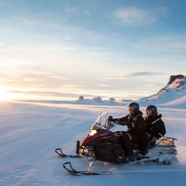 Snowmobiling in Iceland