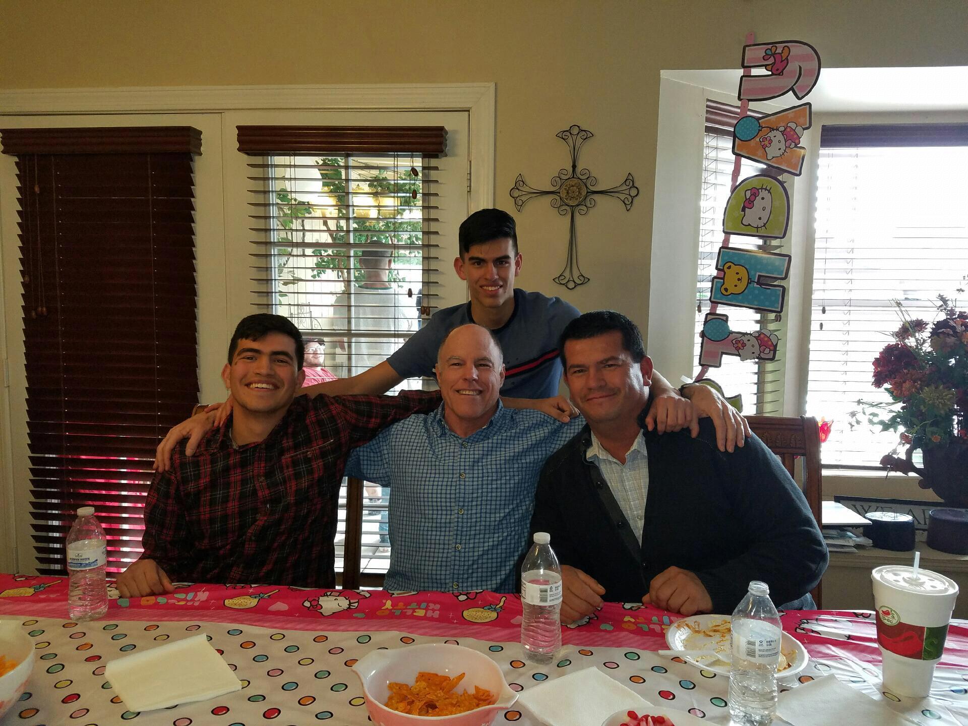Ivan, uncle Bob, Asa and dad!