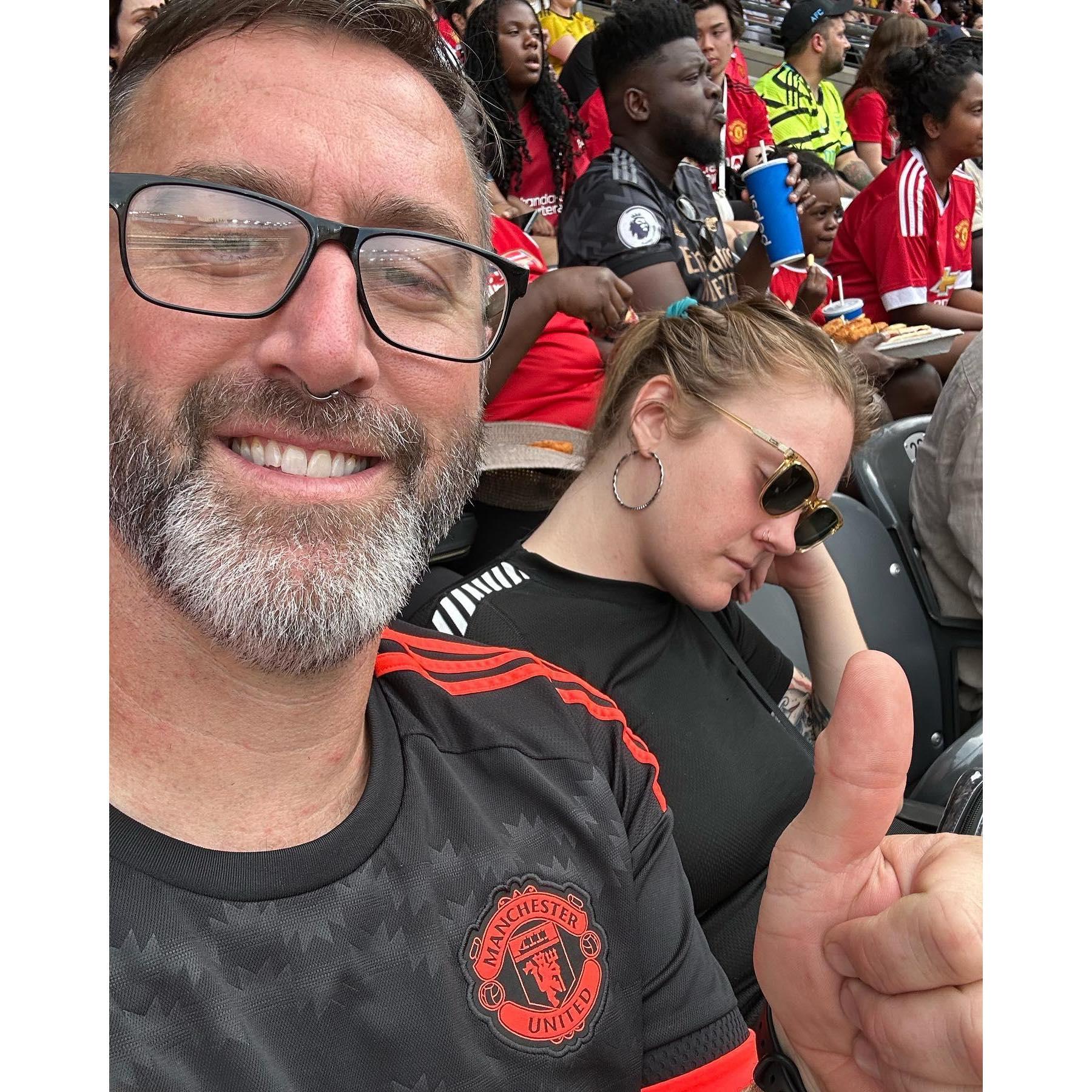 The first and last time Brianna made it to an expensive sporting event.