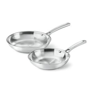 Calphalon Classic Stainless Steel Cookware, Fry Pan, 2-piece