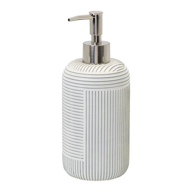 Studio 3B™ Cross Hatch Soap/Lotion Dispenser in Coconut Milk