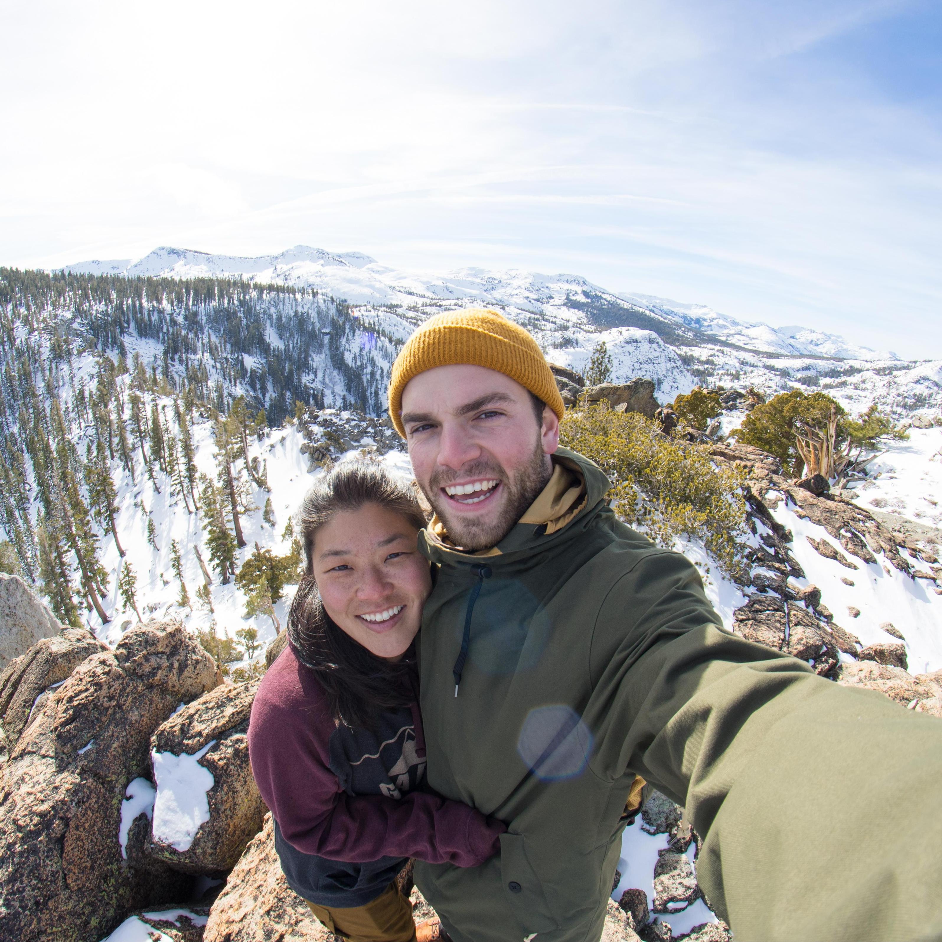 Top of Maggie's Peak in South Lake Tahoe