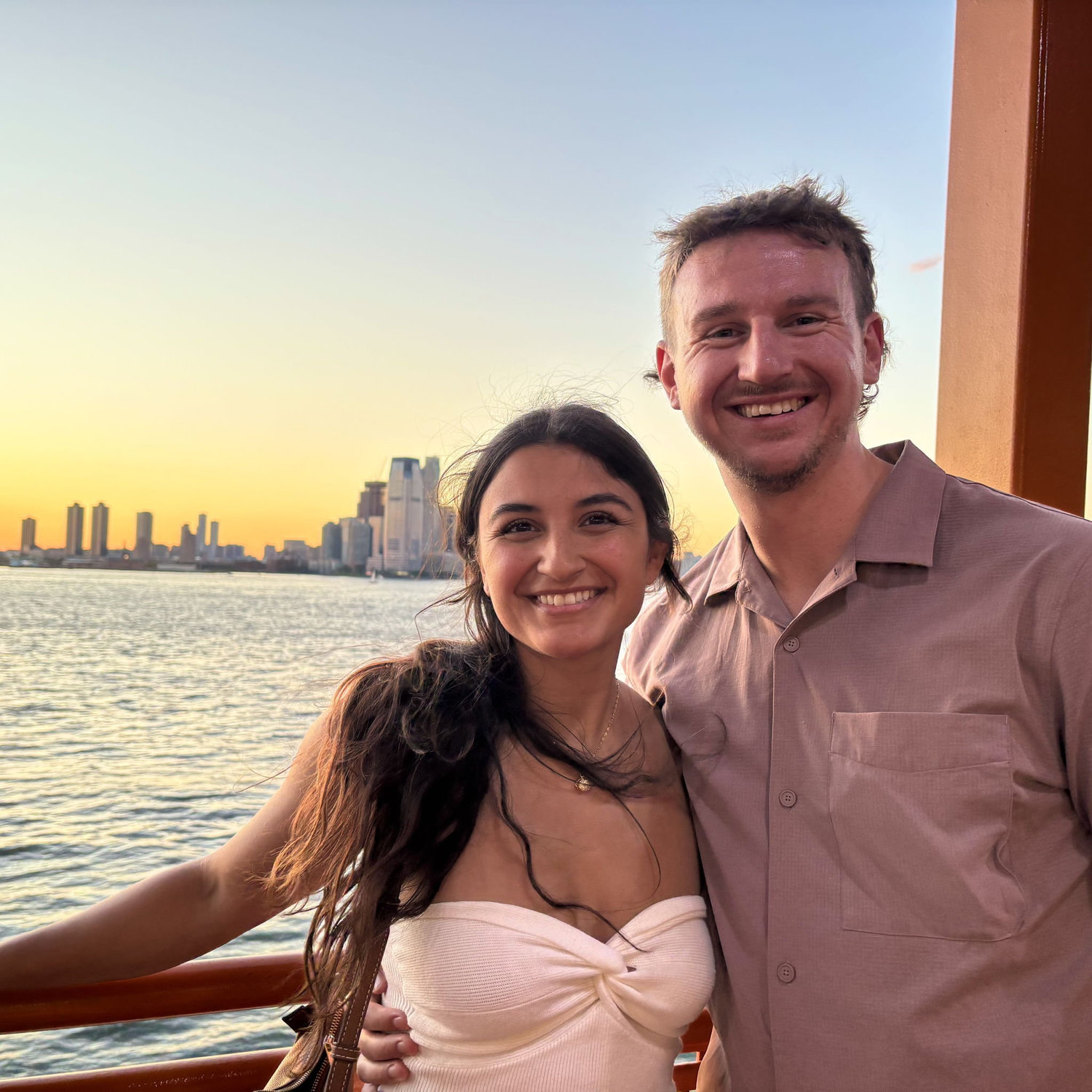 Sunset boat around NYC!