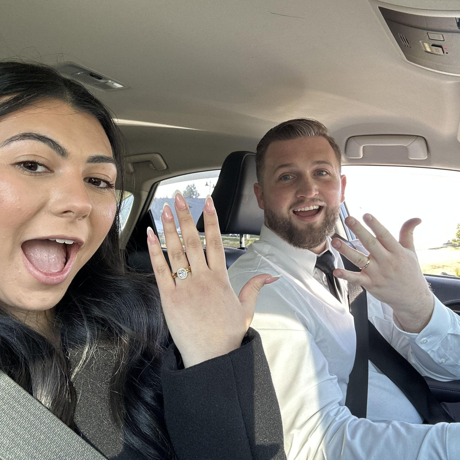 First photo post-ceremony