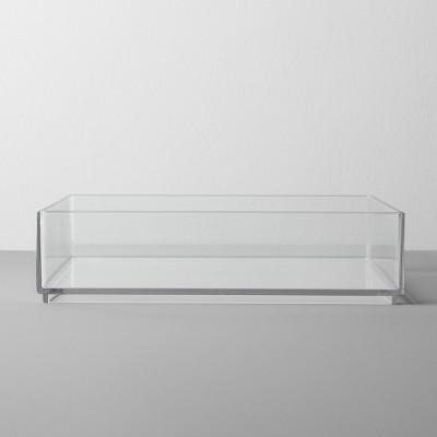 Plastic Organizer Tray 8"W X 8"D X 2"H Clear - Made By Design™