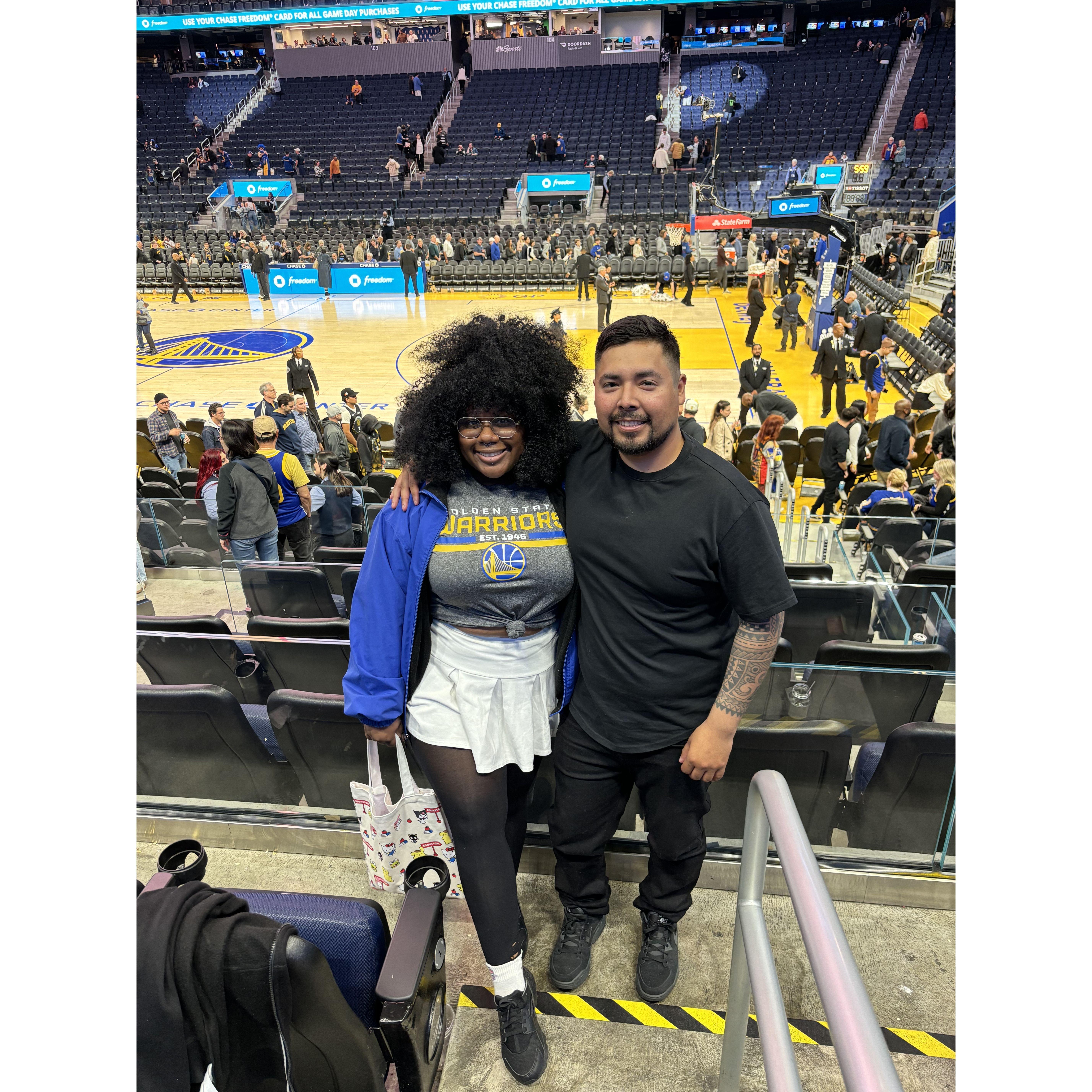 First Golden State game together