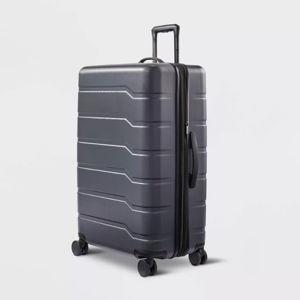 Hardside Large Checked Spinner Suitcase - Open Story™