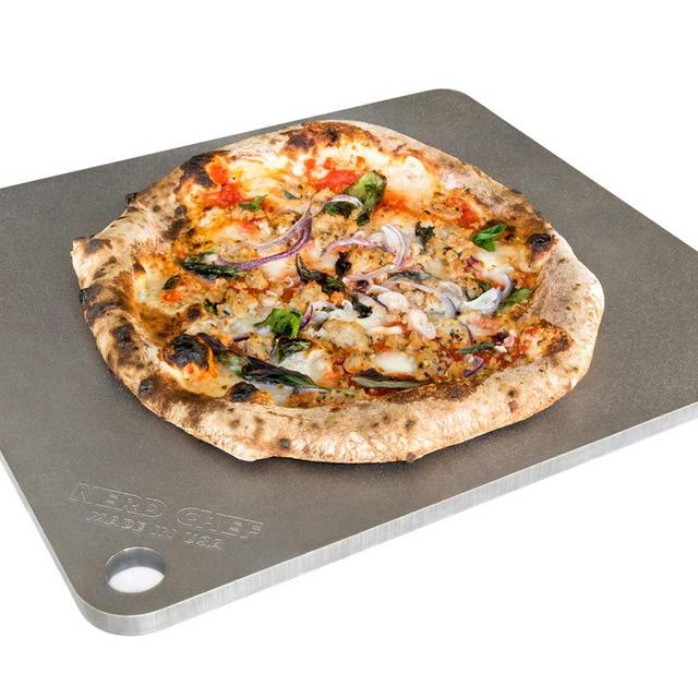 NerdChef Steel Stone - High-Performance Baking Surface for Pizza .50&quot; Thick - Ultimate