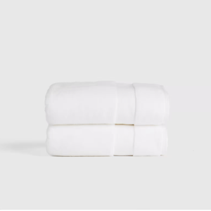Turkish Classic Bath Towel (Set of 2) in White