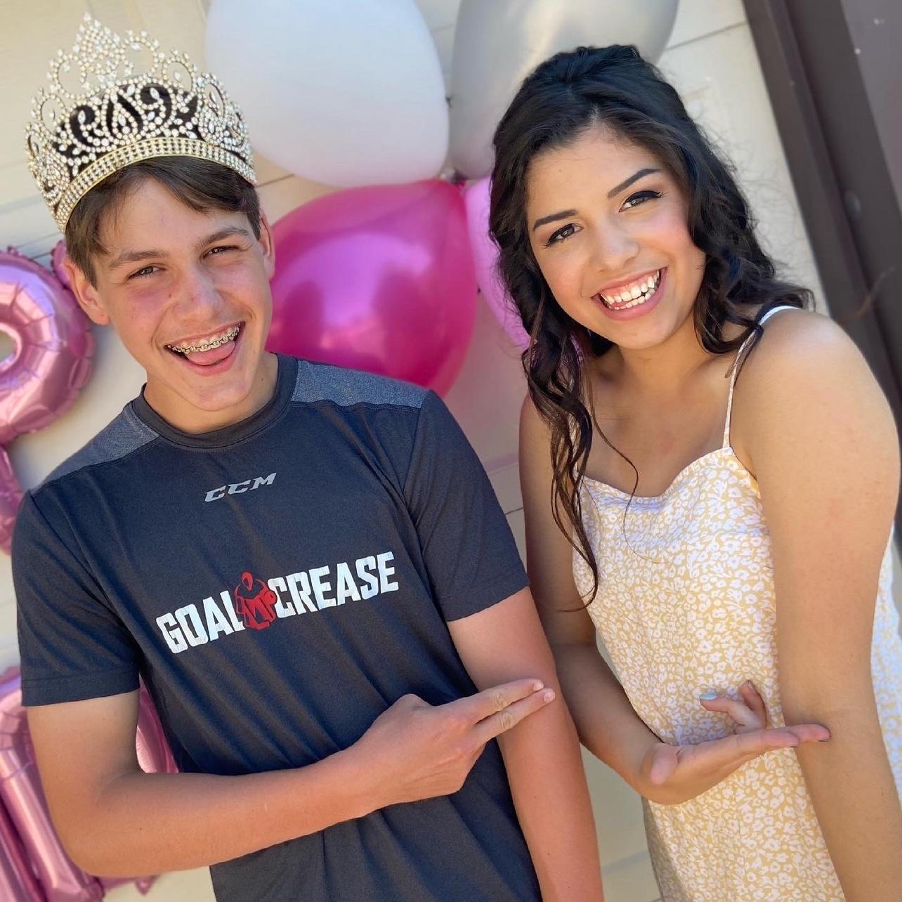 June 12, 2021. This was Talia's 16th birthday party where Carter met the WHOLE Rodriguez family.