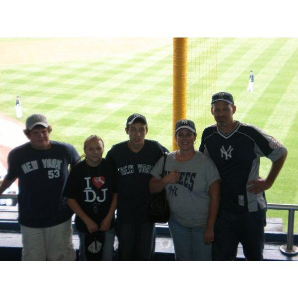 Our first Yankee game together!
