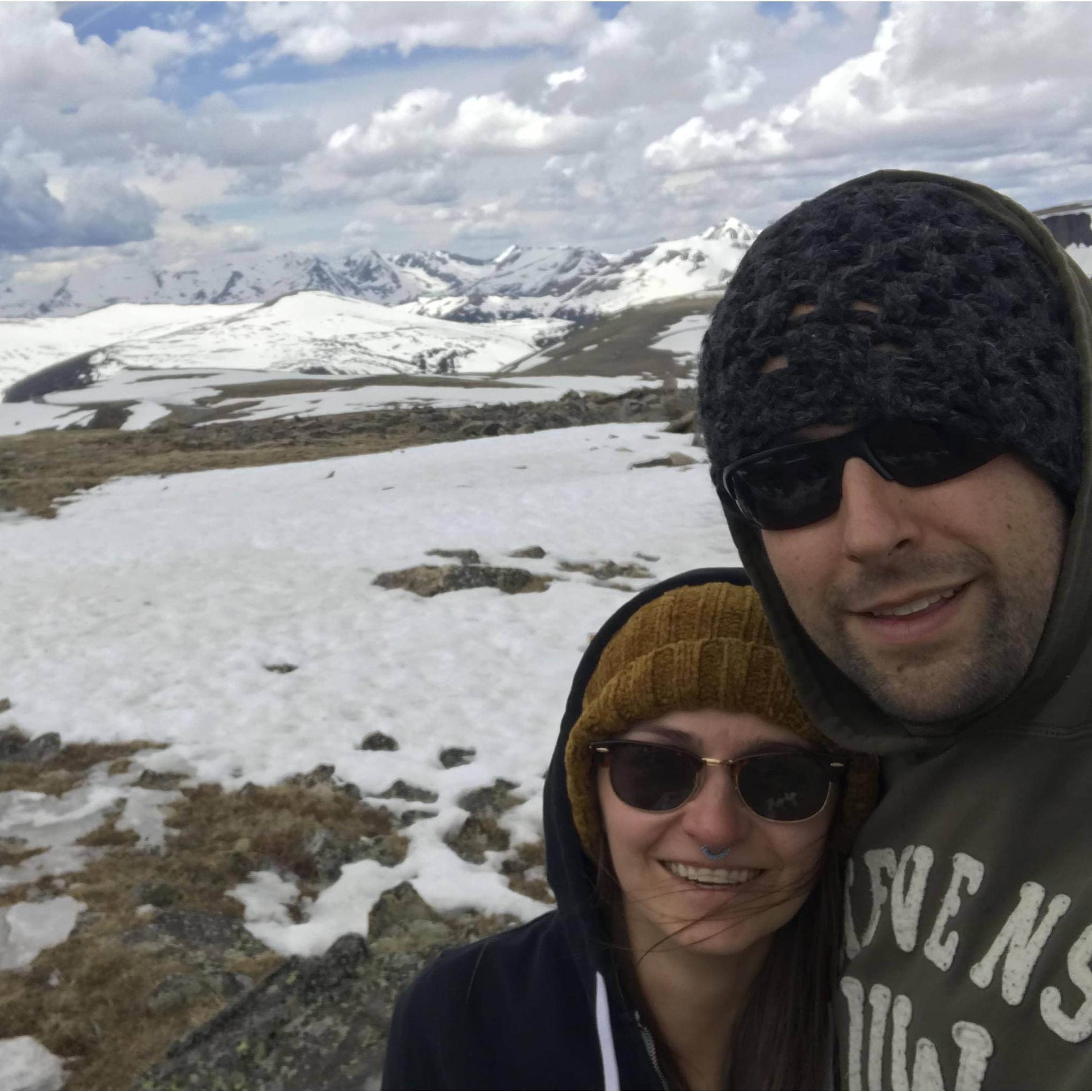 Rocky Mountain National Park June 2019. Little did Jacque know, Dan would propose in a few days.