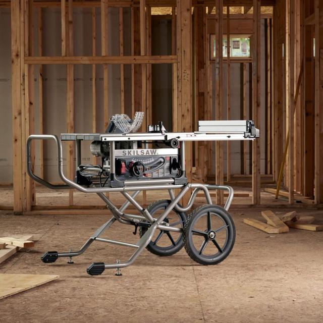10 In. Heavy Duty Worm Drive Table Saw with Stand