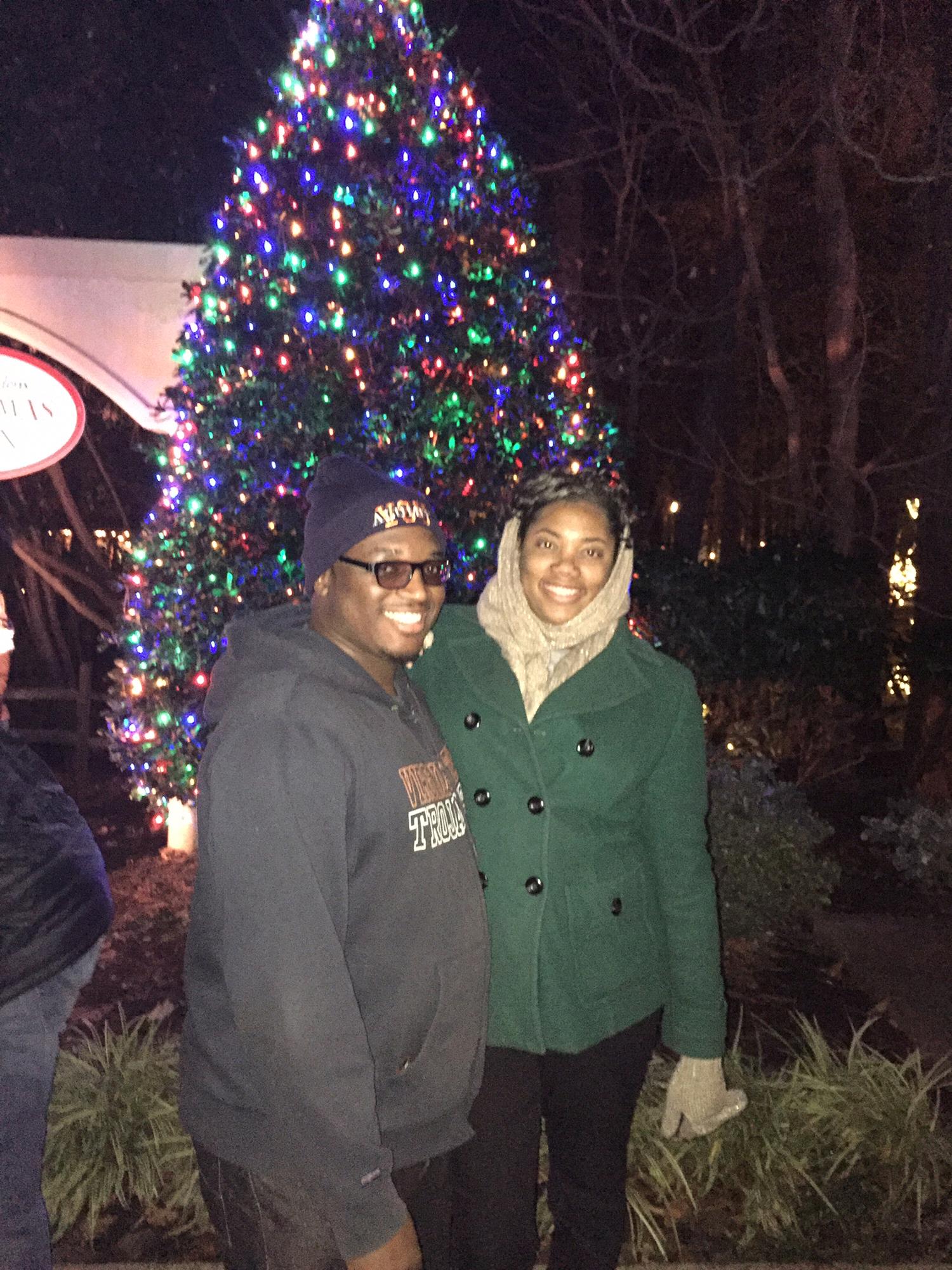 Christmastown! It was freezing, but it was beautiful.