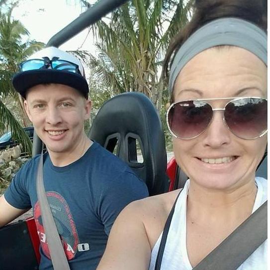 His driving makes me crazy! We went on a jeep tour on vacation!