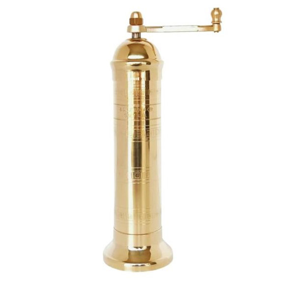 Alexander Home Original Greek Pepper Mill, 8-Inch Brass
