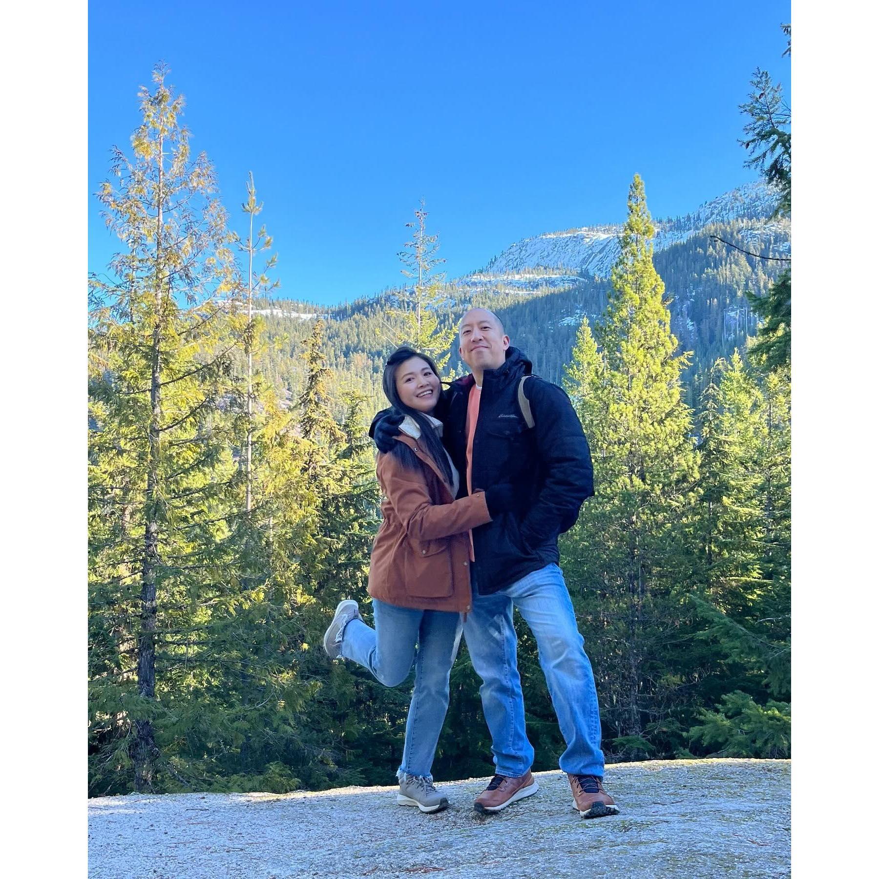 First trip together, and he finally said "I love you"