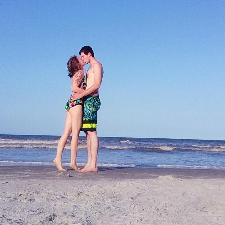 Our first trip to the beach, Florida. 💛