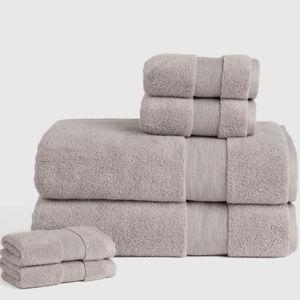 Turkish Classic Bath Sheet Bundle (Grey)