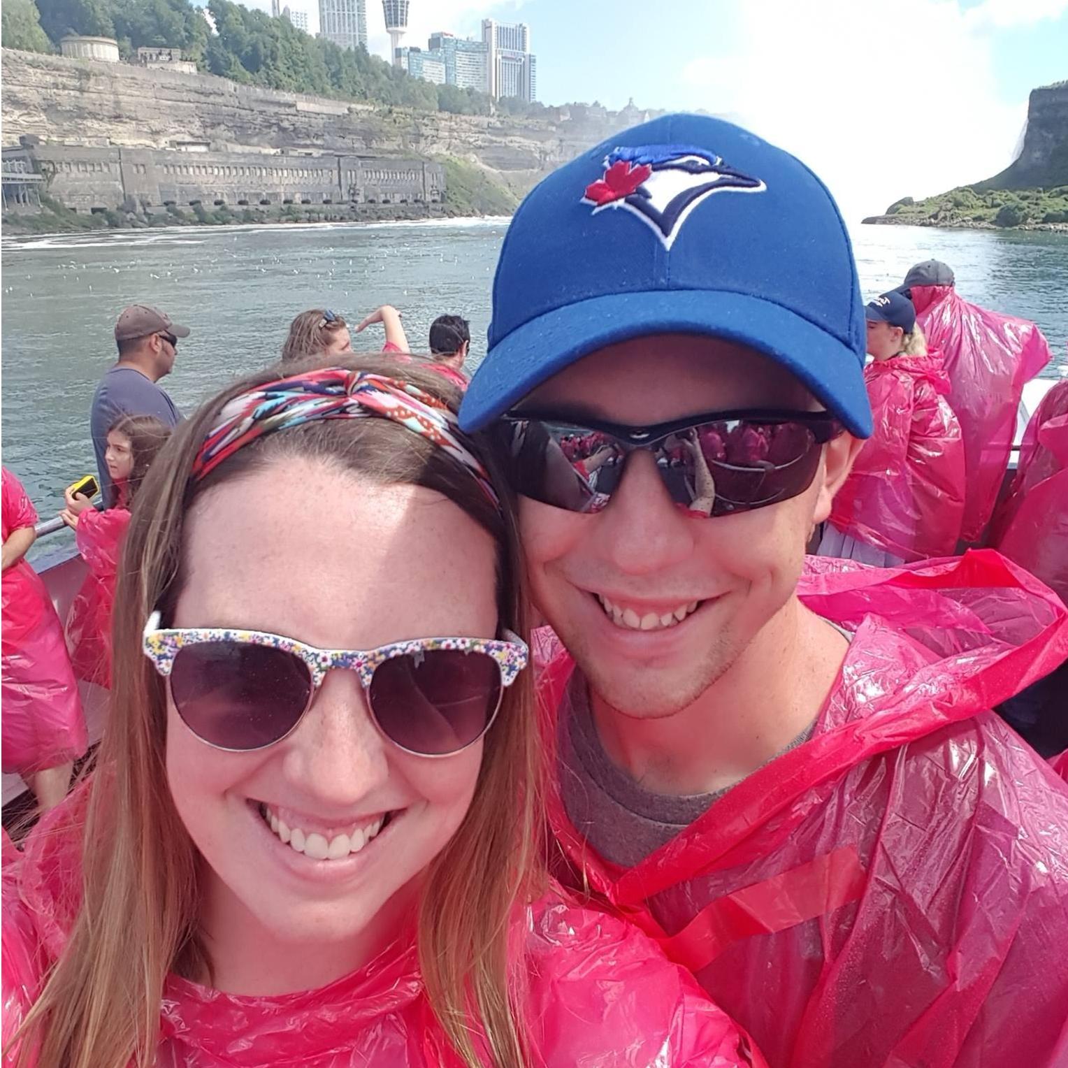 Our first trip together to Niagara Falls in 2016