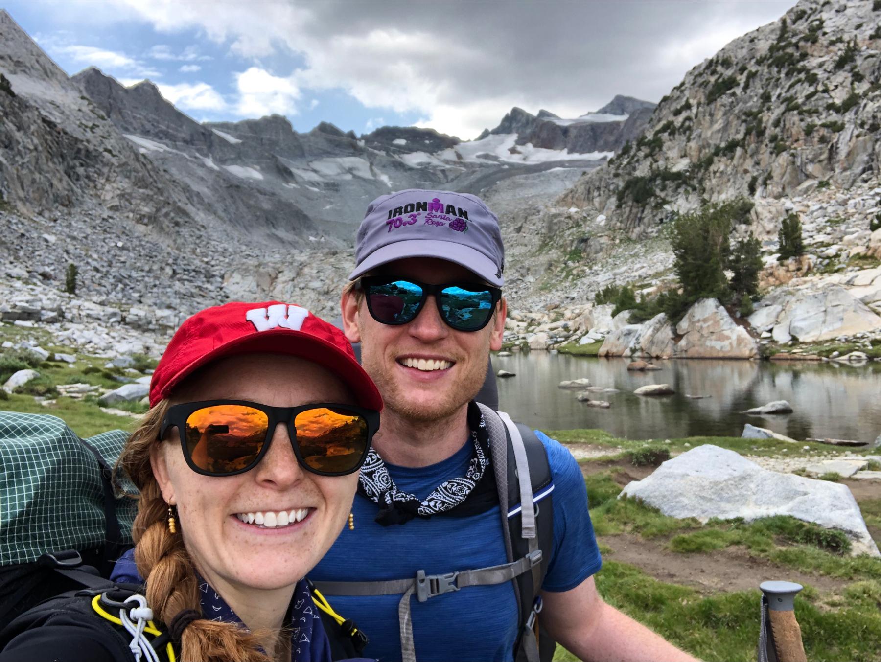 Jenn and John on the John Muir Trail