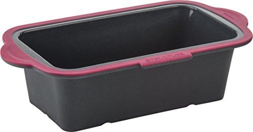 Trudeau 09912096 Structure Silicone Loaf Pans, Grey/Pink