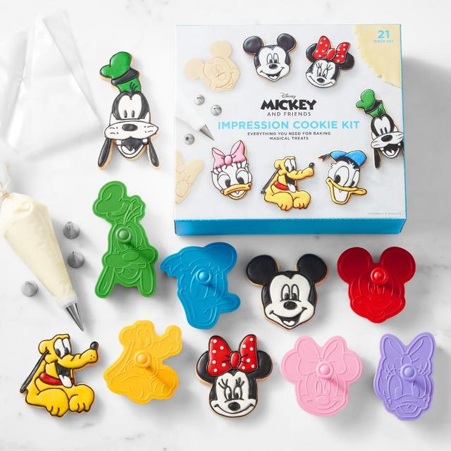 Williams Sonoma Mickey and Friends Cookie Cutter Storybox Set, 21-Piece Set