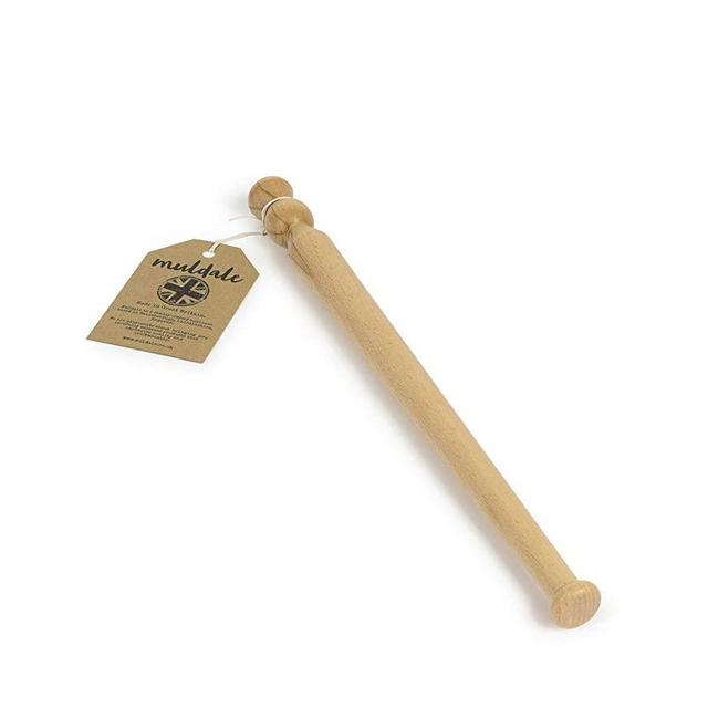 Muldale Porridge Spurtle, Natural Sustainable Beechwood Utensils - 11.5" Oatmeal Spurtle Scottish Porridge Kitchen Utensil - Traditional Scottish Wooden Stirrers - Made in England UK