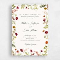 Beige Wedding Invitation - Viva Classic
