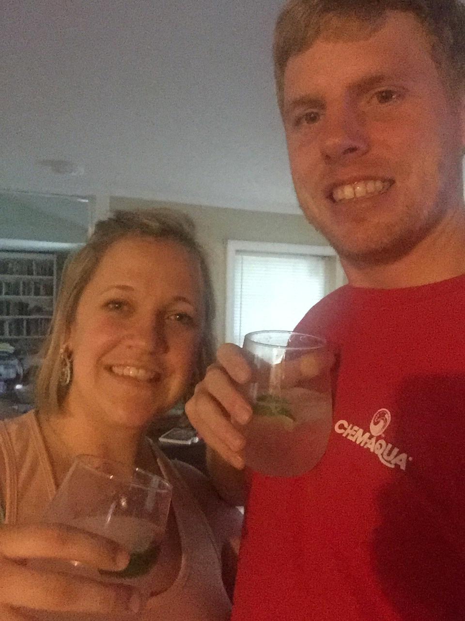 Celebrating a successful house hunt up in Charlotte!